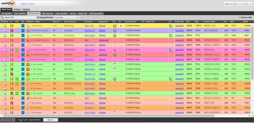 Automotive Scheduling Software