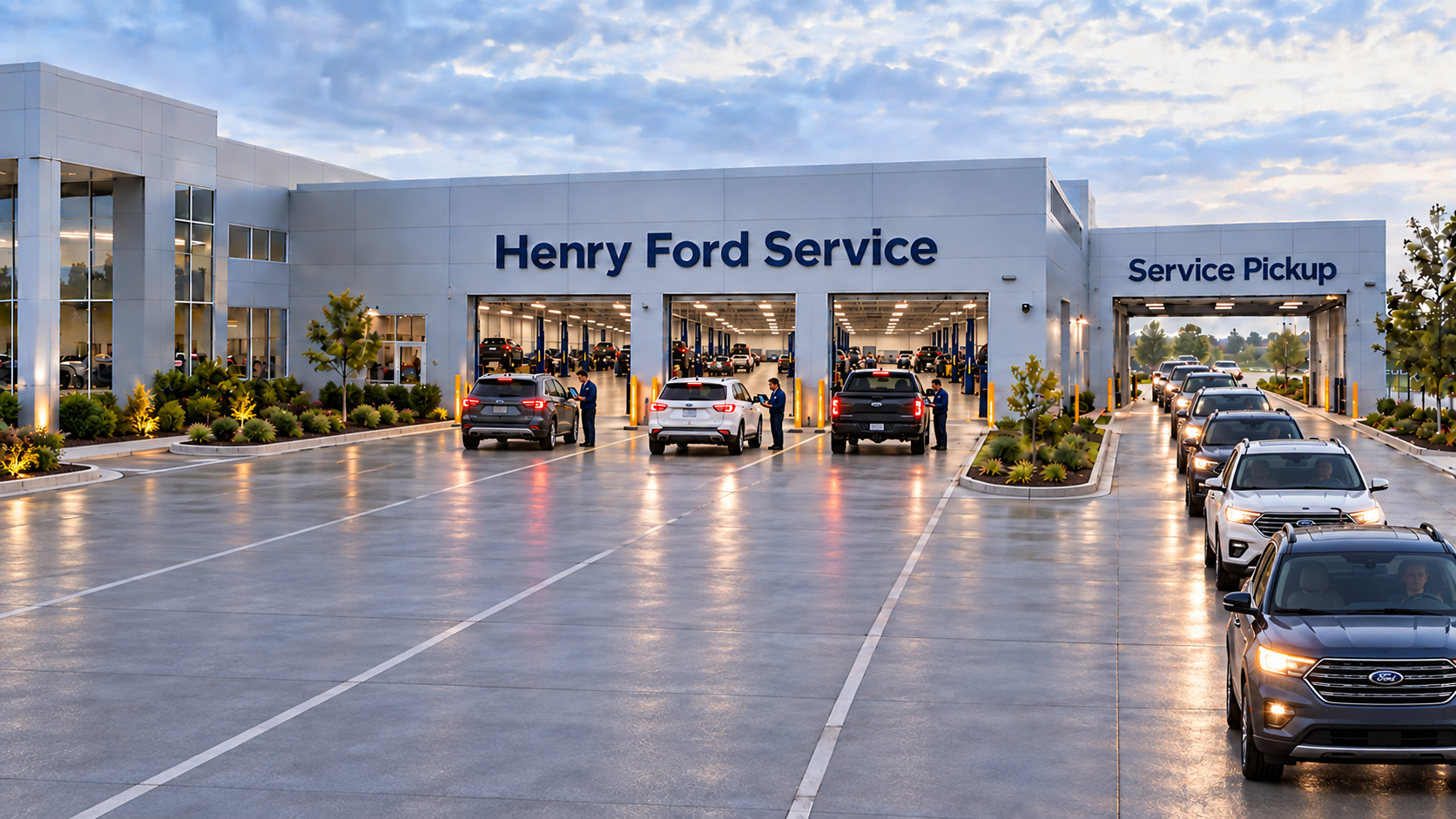 Why Automotive Scheduling Software Crumbles the Day of the Appointment 3 an image of an empty autoshop